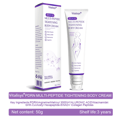 💕 Vitalisys® PDRN Multi-Peptide Massaging Body Roller Cream- Anti-aging, Hydrating, Skin Firming & Lifting, Skin Repair, Even Tone, Acne and Dark Spot Treatment, Wart and Mole Removal, and Psoriasis Relief