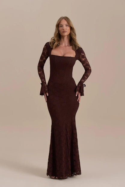 Lace Mermaid Maxi Dress