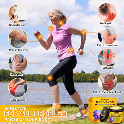 30% OFF 🎁🎁 | 𝐌𝐔𝐑𝐖𝐎𝐍® Bee Venom Balm for Pain Relief & Bone Healing ✨