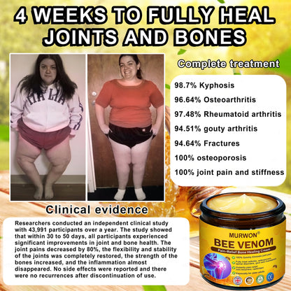 30% OFF 🎁🎁 | 𝐌𝐔𝐑𝐖𝐎𝐍® Bee Venom Balm for Pain Relief & Bone Healing ✨