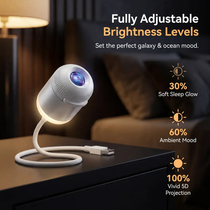Comauo® NEXT-GEN SMART PROJECTION HD Smart Dynamic 5D Holographic Night Light Projector💫