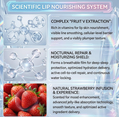 Intensive Berry Lip Repair Mask – Overnight Vitamin C Infusion for Deep Hydration & Fine Line Reduction