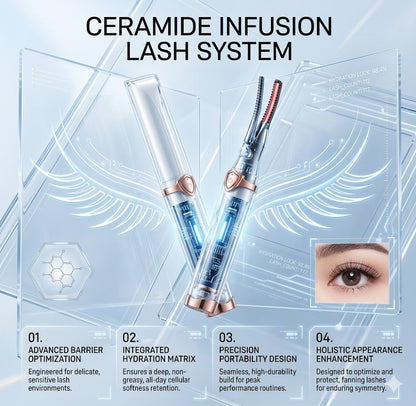 Natural Curling Heated Eyelash Curler for All Lash Types - 3 Temperature Control & Rechargable