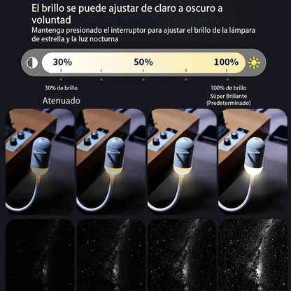 PKNEW® 🍎 NEXT-GEN SMART PROJECTION HD Proyector nocturno holográfico dinámico inteligente 5D🍎