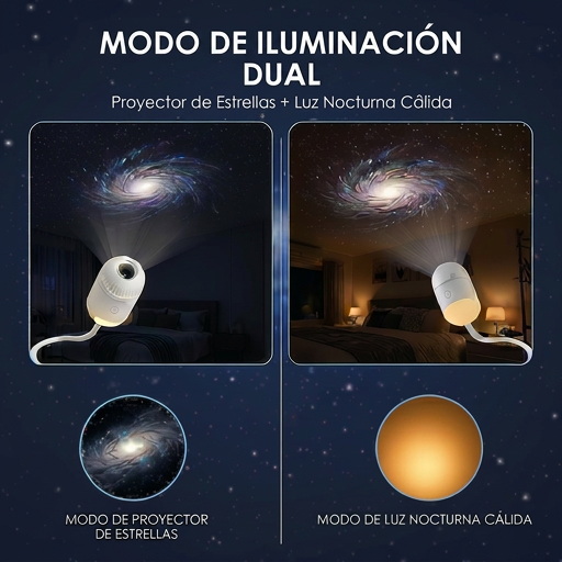 PKNEW® 🍎 NEXT-GEN SMART PROJECTION HD Proyector nocturno holográfico dinámico inteligente 5D🍎