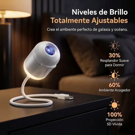 PKNEW® 🍎 NEXT-GEN SMART PROJECTION HD Proyector nocturno holográfico dinámico inteligente 5D🍎